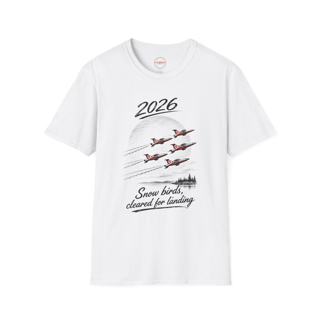 2026 Snowbirds Airshow T-Shirt — “Snowbirds, cleared for landing”