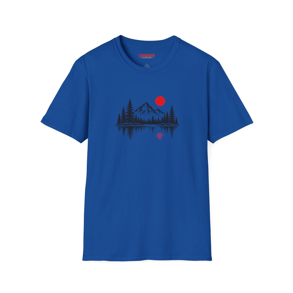 Mountain Lake Scenic Camping Tee