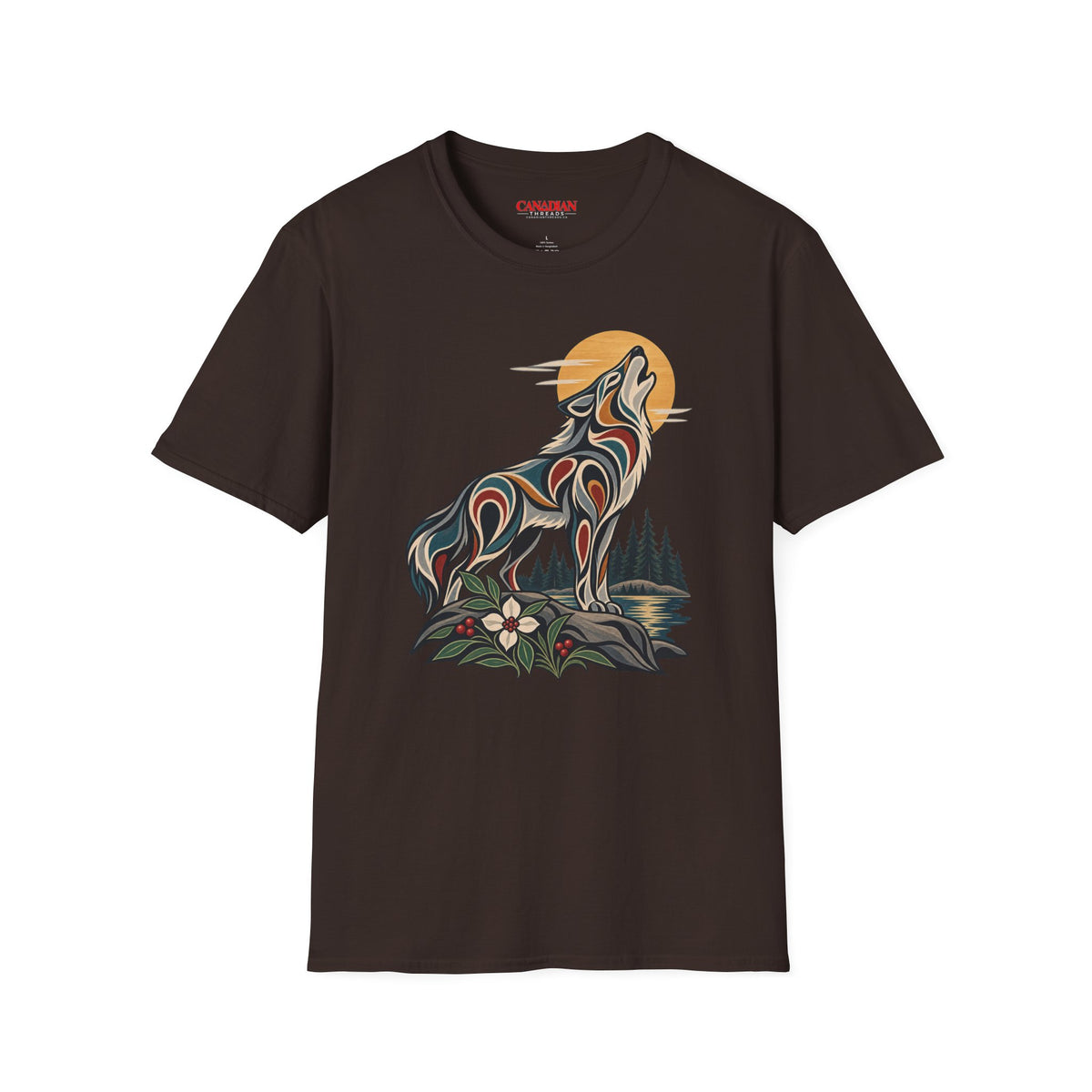 Canadian Aboriginal Style Art Wolf