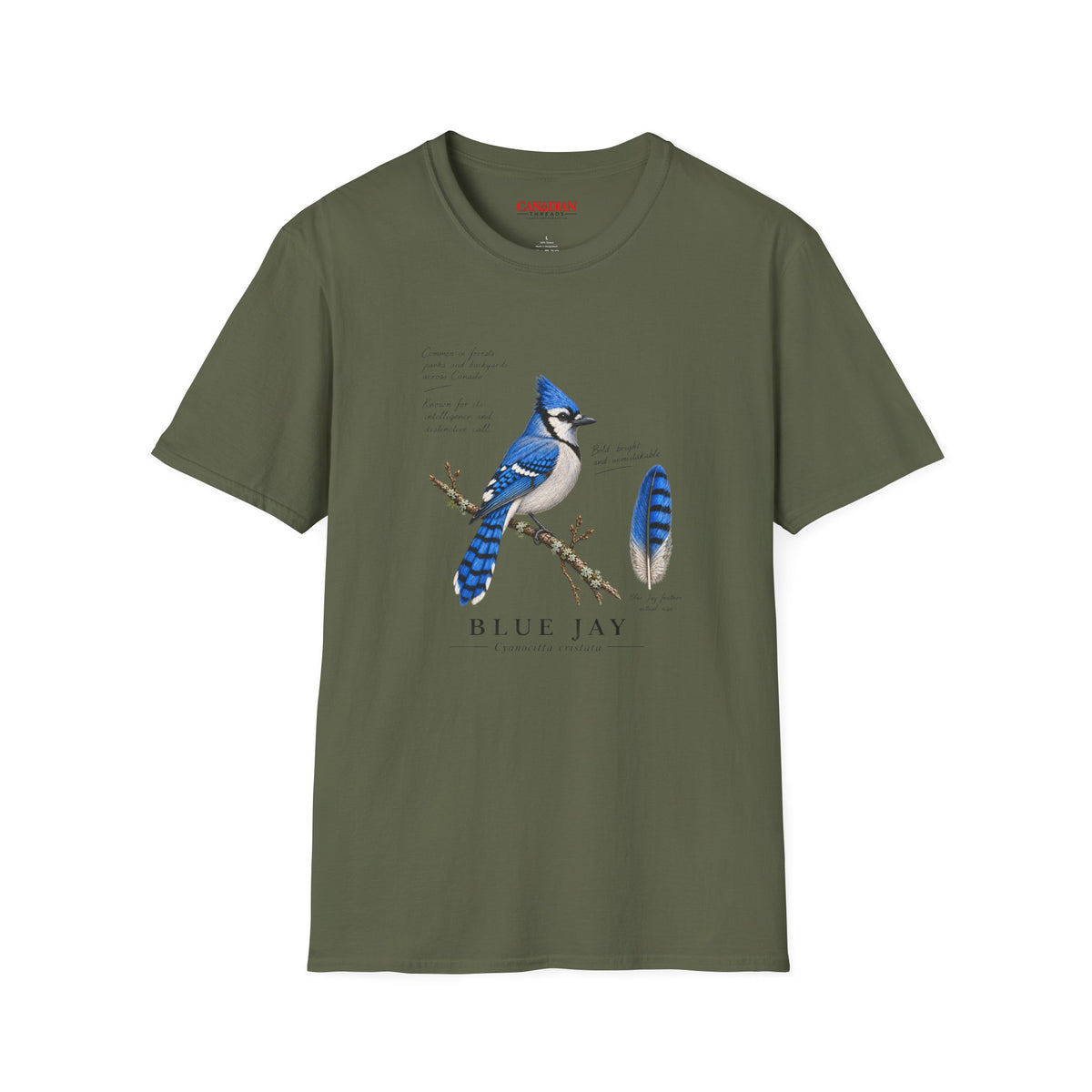 Blue Jay Bird T-Shirt