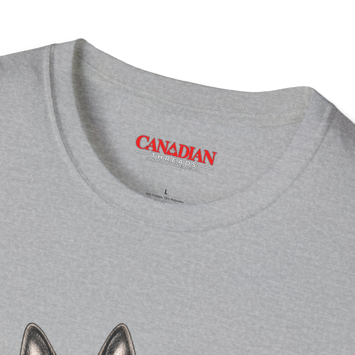 I Love German Shepherds T-Shirt – Cute Sitting German Shepherd Dog Tee