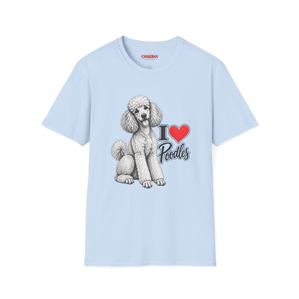 I  Poodles T‑Shirt — Cute Poodle Dog Lover Tee