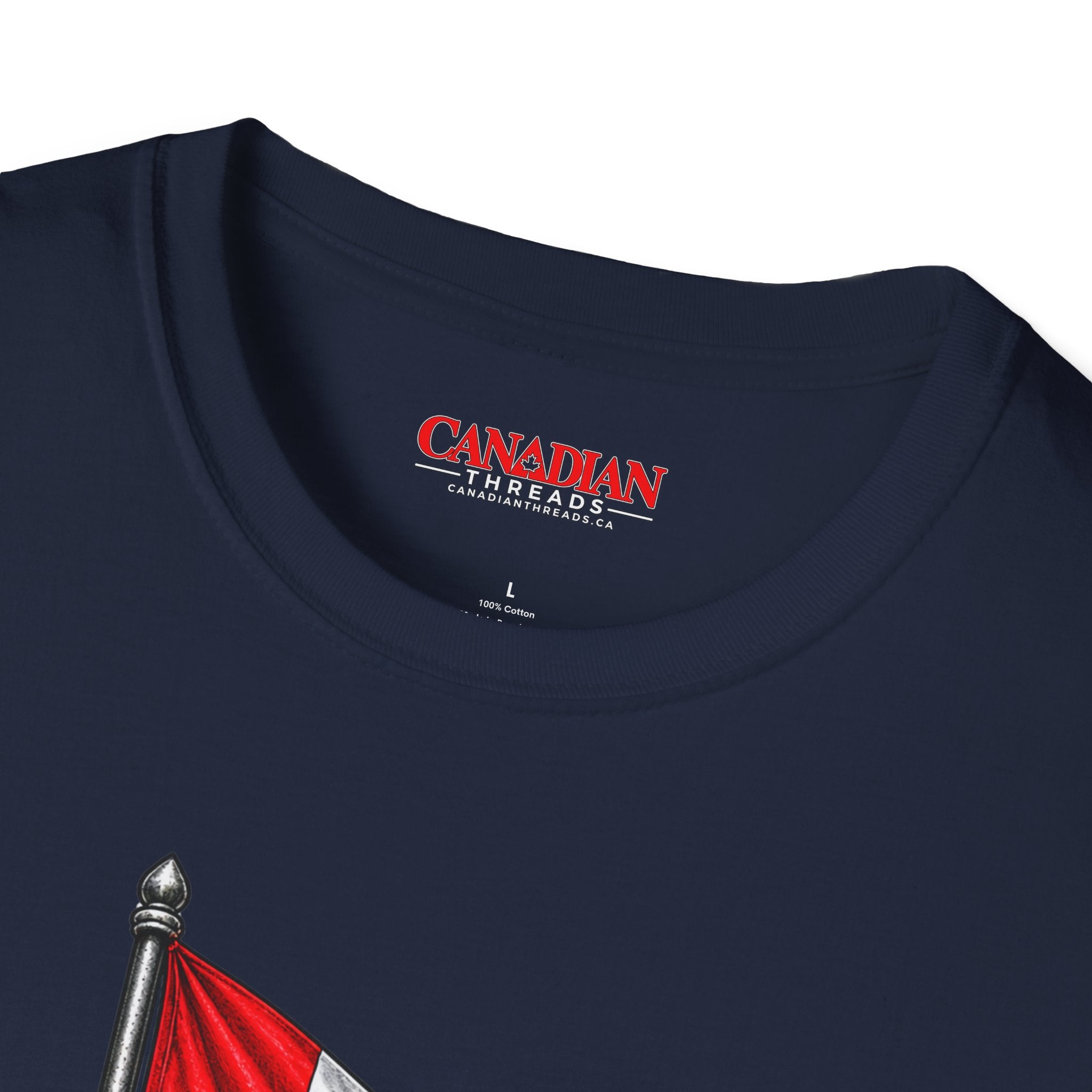 Canadian Flag Poppy T-Shirt — Remembrance Day Canada Flag Tee