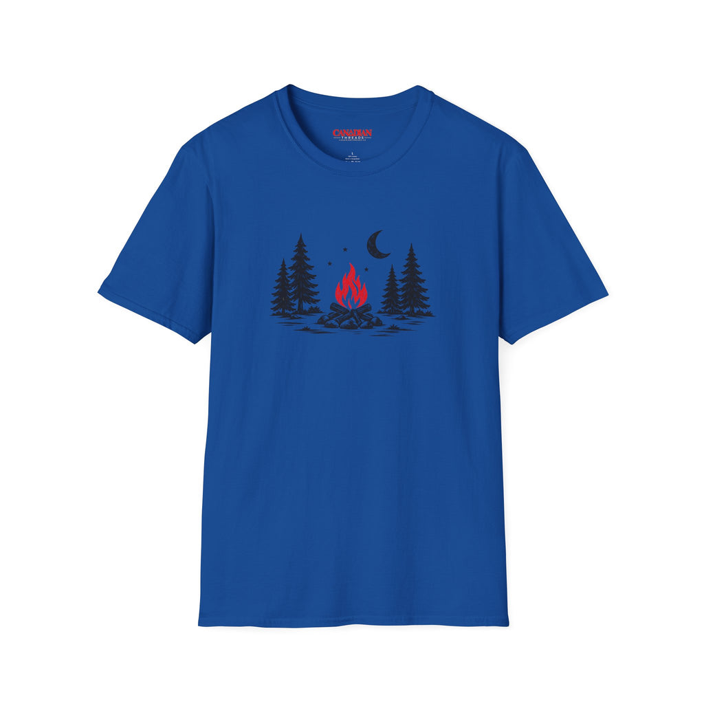 Campfire T-Shirt Outdoor Camping Tee