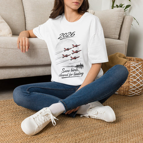 2026 Snowbirds Airshow T-Shirt — “Snowbirds, cleared for landing”