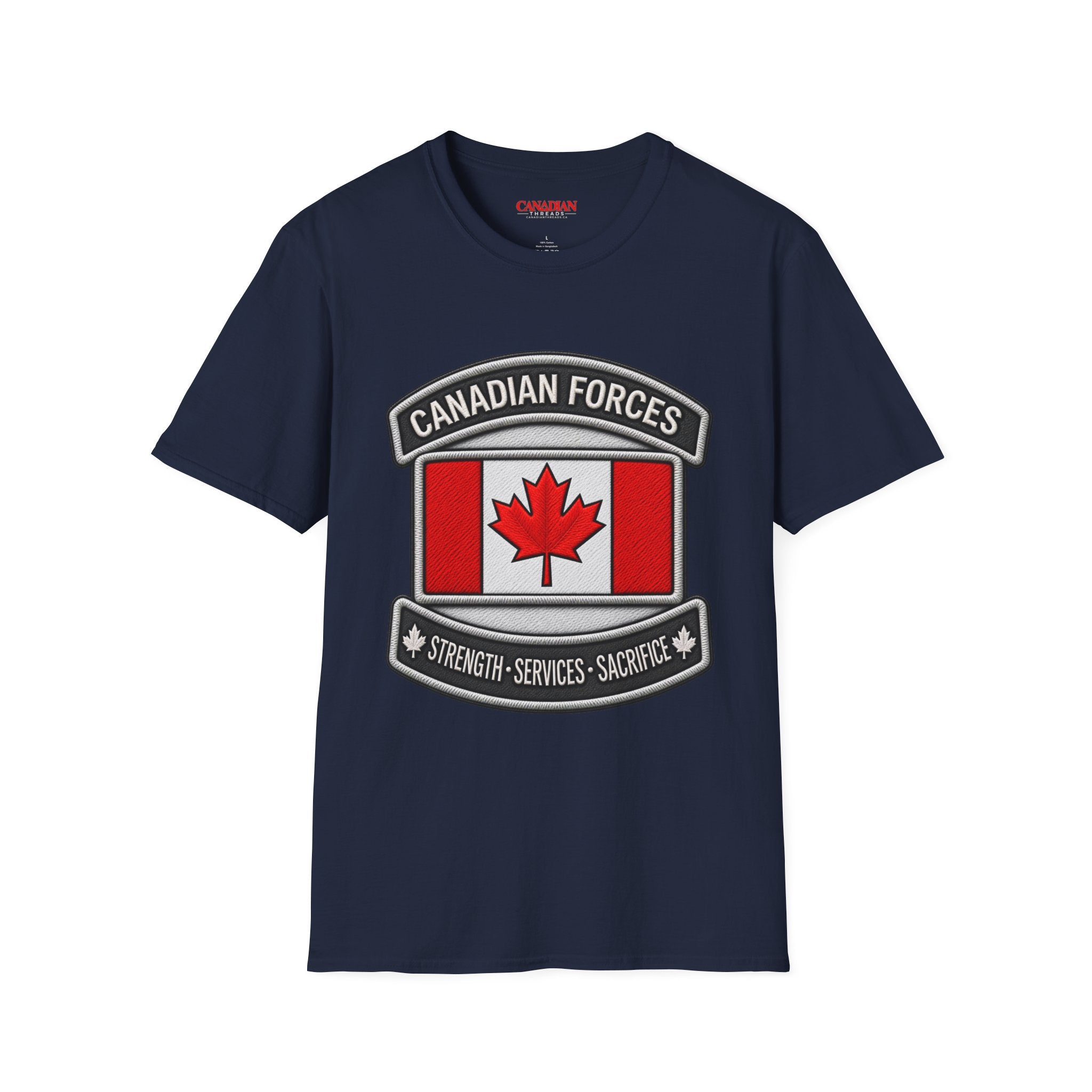 Canadian Forces T-Shirt — Maple Leaf Military Emblem Tee