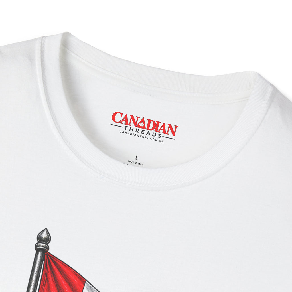 Canadian Flag Poppy T-Shirt — Remembrance Day Canada Flag Tee