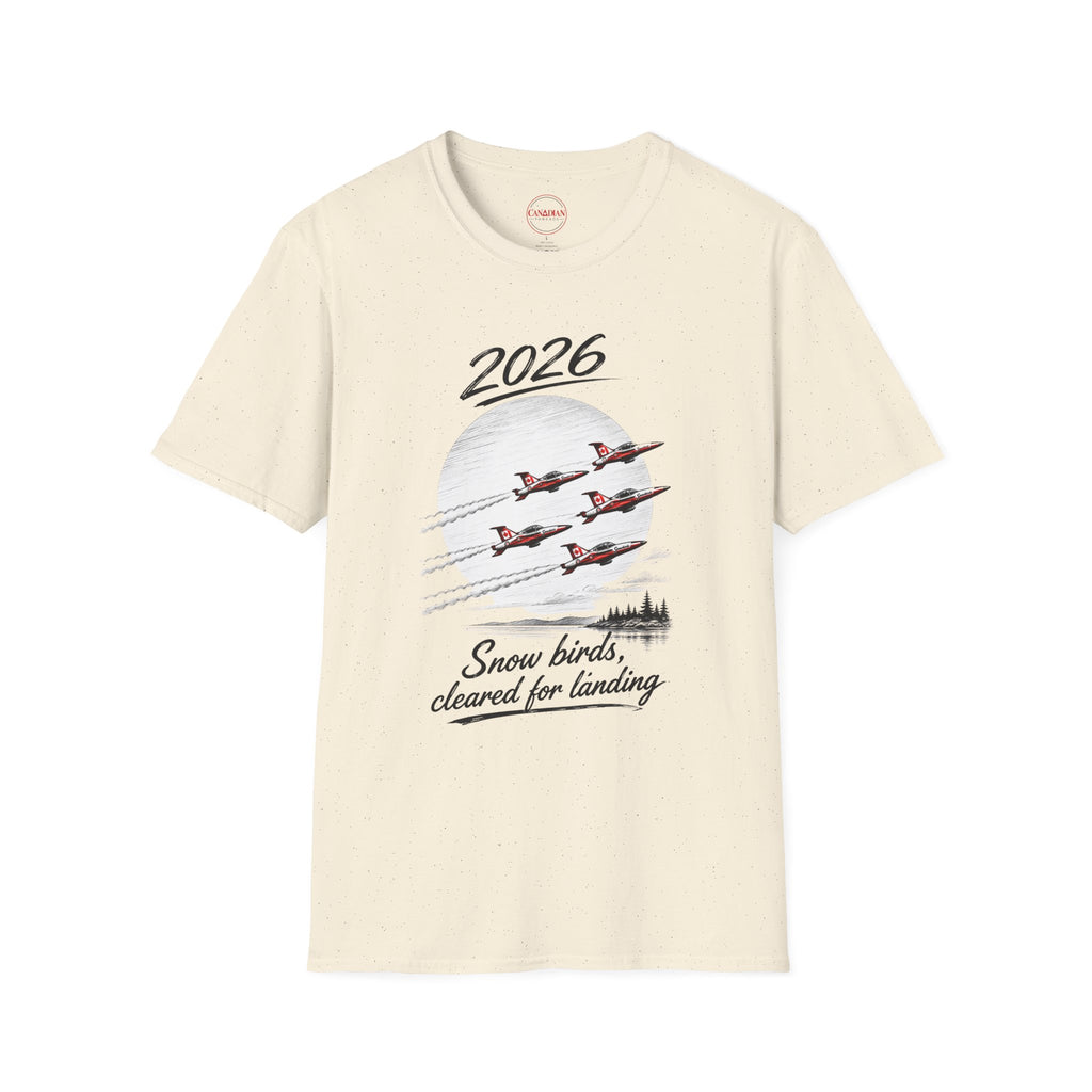 2026 Snowbirds Airshow T-Shirt — “Snowbirds, cleared for landing”