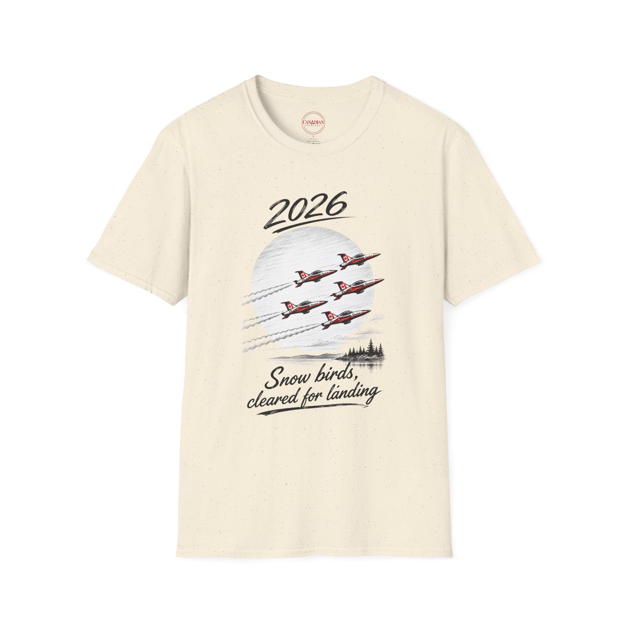 2026 Snowbirds Airshow T-Shirt — “Snowbirds, cleared for landing”