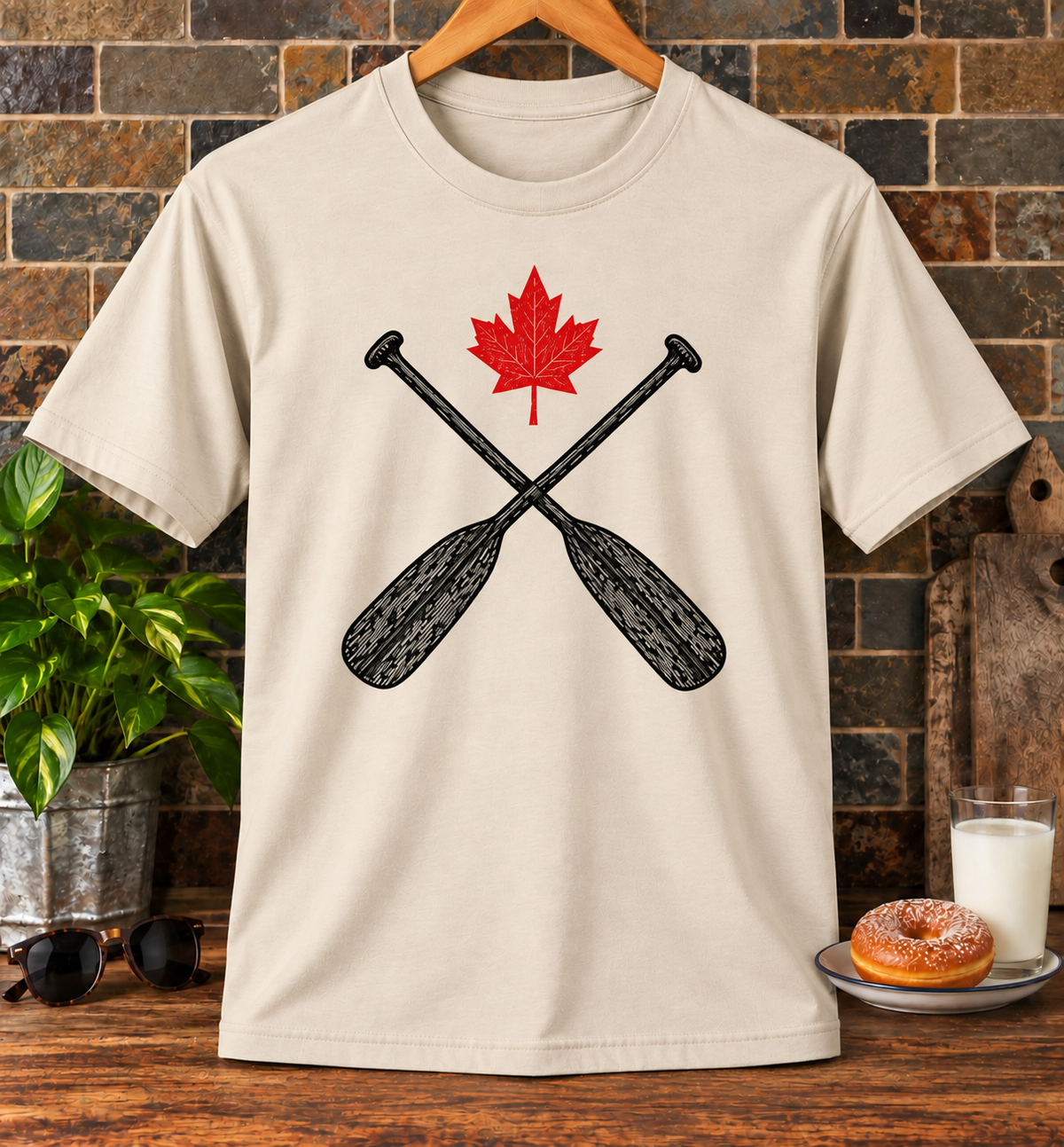 Canadian Maple Leaf Canoe Paddles