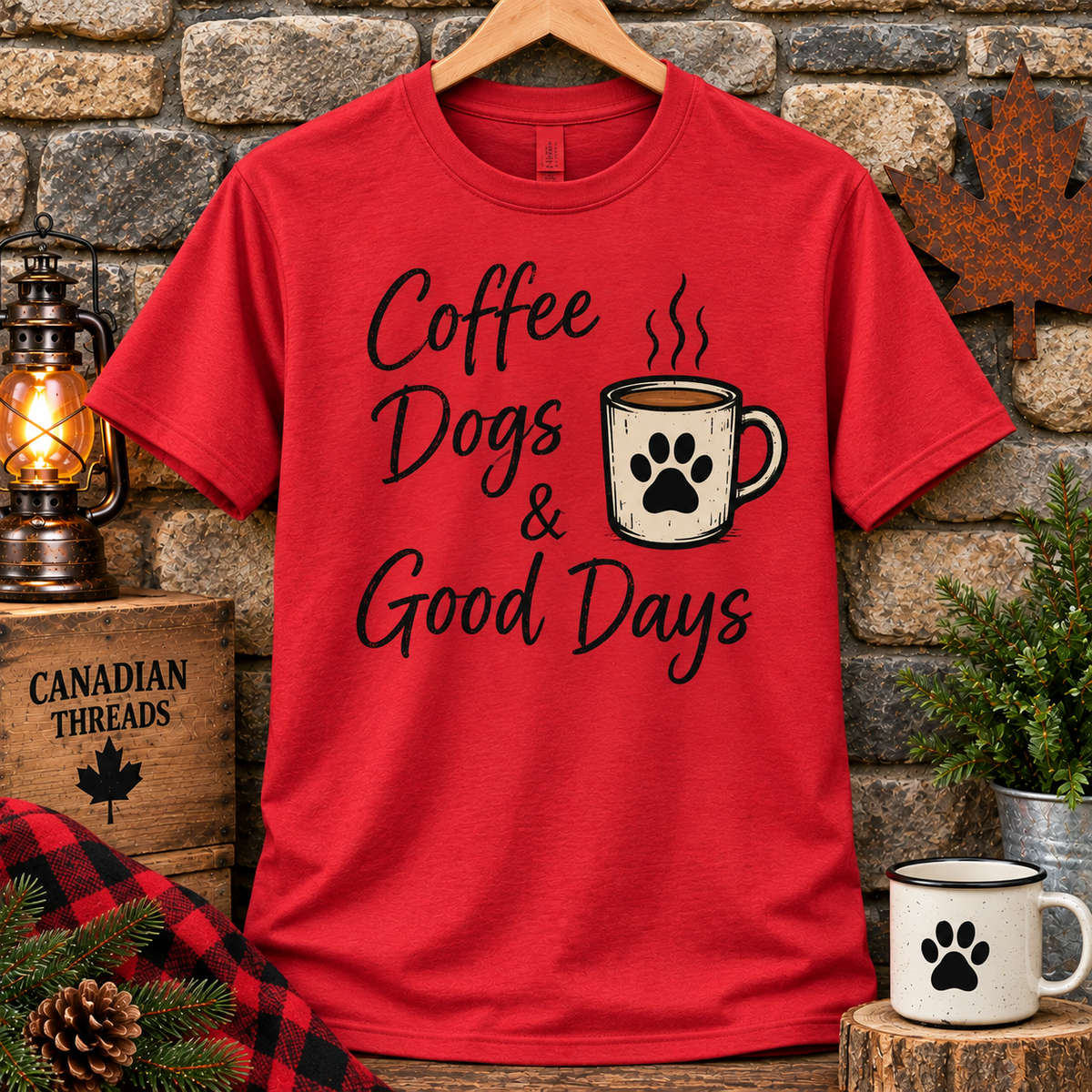 Coffee Dogs Good Days Tee