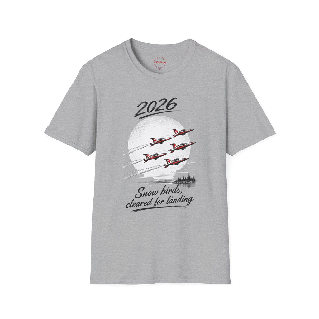 2026 Snowbirds Airshow T-Shirt — “Snowbirds, cleared for landing”