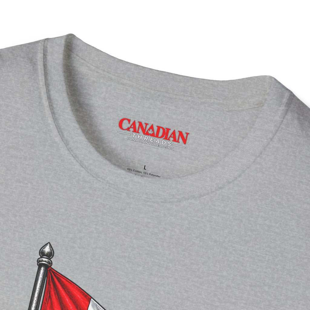 Canadian Flag Poppy T-Shirt — Remembrance Day Canada Flag Tee