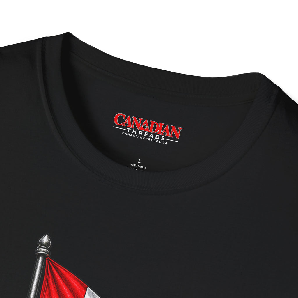 Canadian Flag Poppy T-Shirt — Remembrance Day Canada Flag Tee