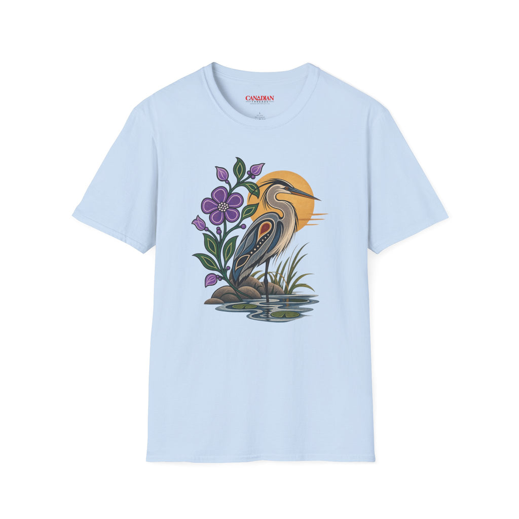 Canadian Aboriginal Style Heron Art