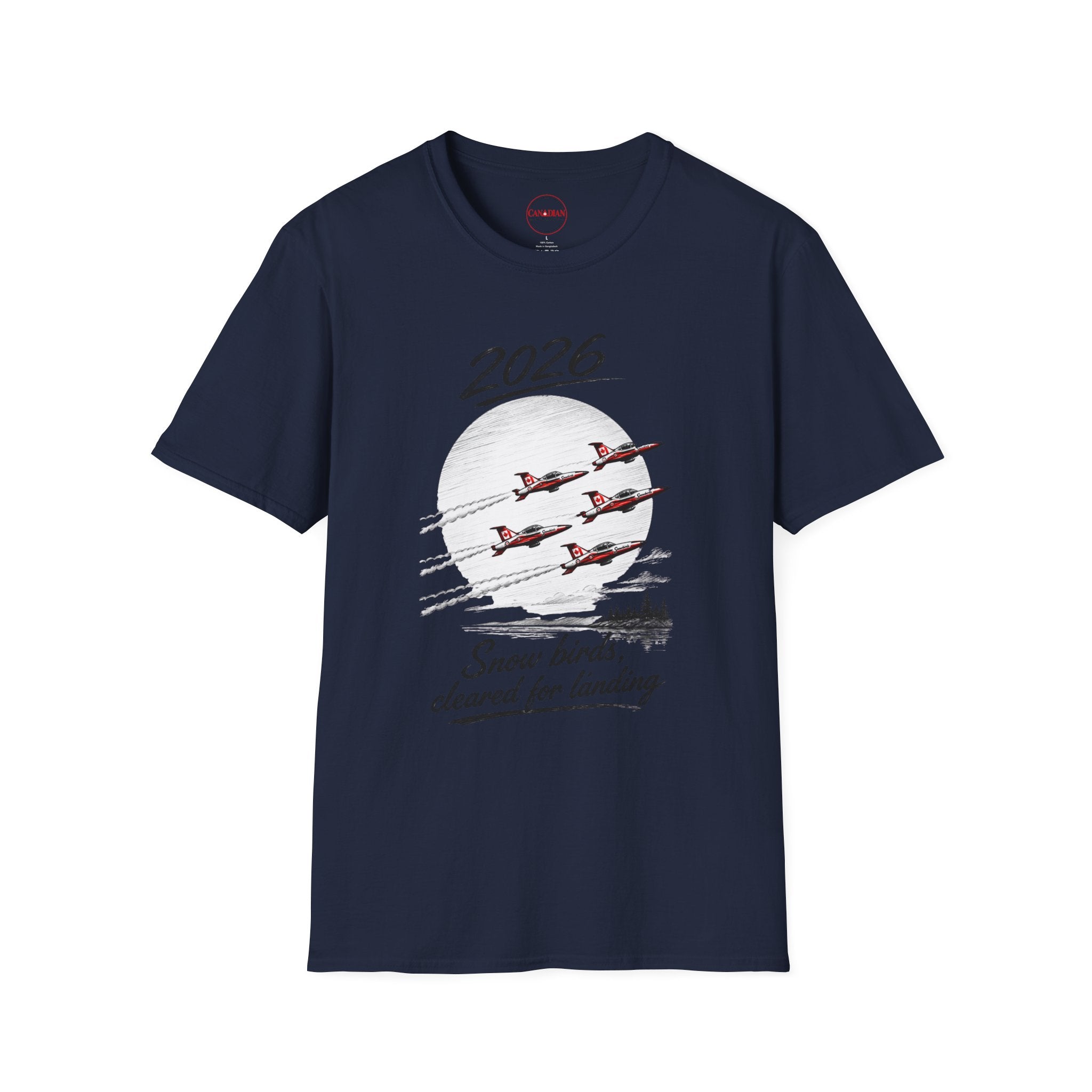 2026 Snowbirds Airshow T-Shirt — “Snowbirds, cleared for landing”