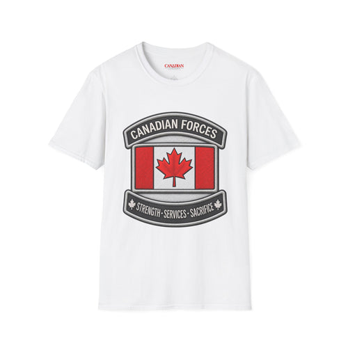Canadian Forces T-Shirt — Maple Leaf Military Emblem Tee